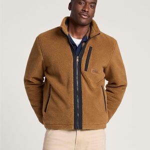 Pendleton Bronze Autumn Sherpa Jacket with Black Trim